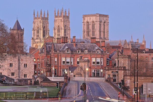 The ancient city of York. Picture Board by Andrew Briggs