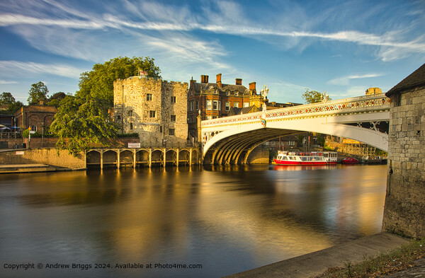 The River Ouse and Lendal Bridge in York, England. Picture Board by Andrew Briggs