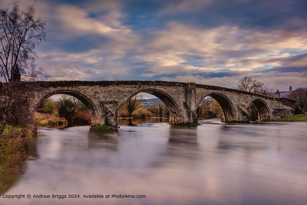 Stirling Old Bridge Architecture Picture Board by Andrew Briggs