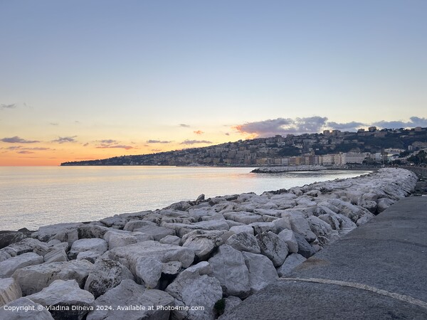 Sunset over Neapolitan Riviera Picture Board by Vladina Dineva