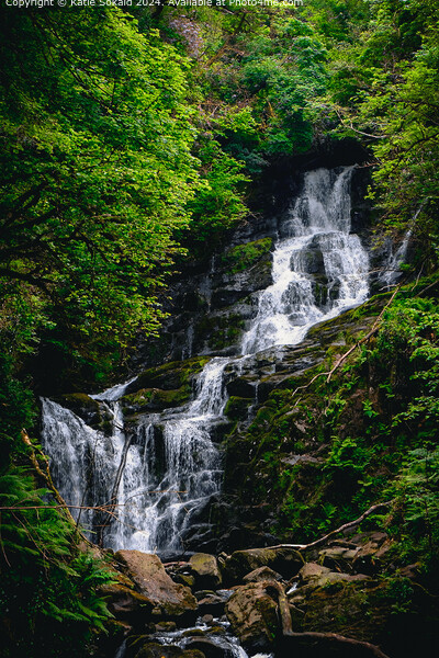 Muckross Waterfall Nature Picture Board by Katie Sokald