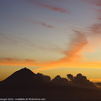 Buy canvas prints of Sunset over Pico Island, Azores by Gabor Pozsgai