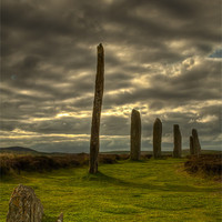 Buy canvas prints of The Ring o' Brodgar, Orkney, Scotland by Gabor Pozsgai