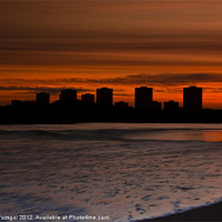 Buy canvas prints of Aberdeen by sunset by Gabor Pozsgai
