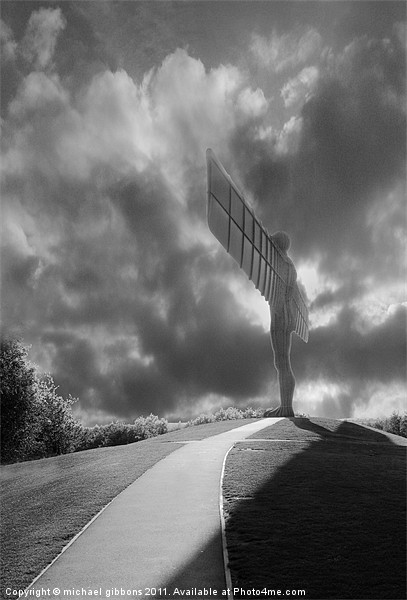 Angel of the North Picture Board by mick gibbons