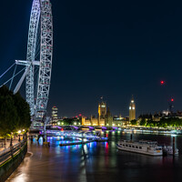 Buy canvas prints of Iconic London at night by mick gibbons
