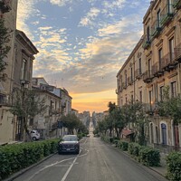 Buy canvas prints of Street View Italy Sicily by mick gibbons