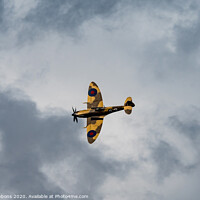 Buy canvas prints of Battle of Britain Spitfire by mick gibbons