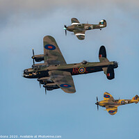Buy canvas prints of Battle Of Britain Memorial Flight  by mick gibbons