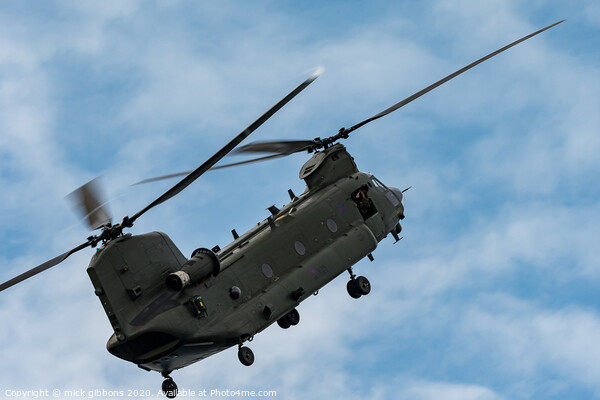 The Chinook aircraft Bournemouth Air show. Picture Board by mick gibbons