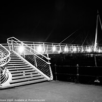 Buy canvas prints of Light Bridge  by mick gibbons