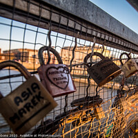 Buy canvas prints of Padlock Love Poland by mick gibbons