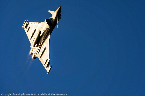 Typhoon Aircraft Picture Board by mick gibbons