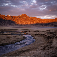 Colourful Sky, Mountains, Water