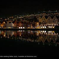 Bryggen Reflection Night