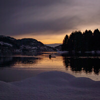 Fanavegen Winter Sunset Nautical