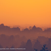Sunset Silhouettes Haze