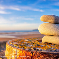 Penmaenmawr Beach Sunset Stones