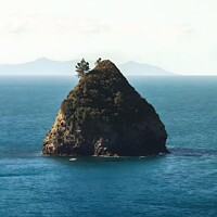 Green Island in Deep Sea