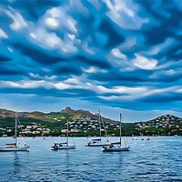 Esterel France Sailboats Landscape