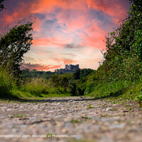 White Cliffs of Dover, Red Sky
