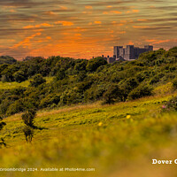 Dover Castle Orange Sunset