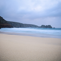 Buy canvas prints of Porthcurno Beach by Stephen Hayes