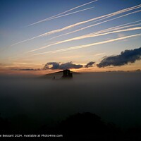 Sunrise at Corfe Castle, Dorset