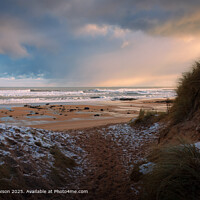 Frosty Embleton Bay Seascape