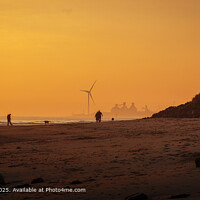 Colourful Sky Sunrise at North Blyth Beach