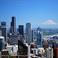 Mt. Rainier and the Seattle Skyline