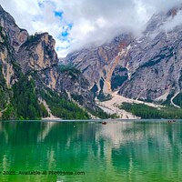 Lago Di Braies Reflection