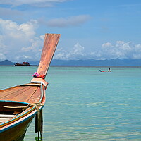 Traditional Long tail boat on Koh Lipe Beach
