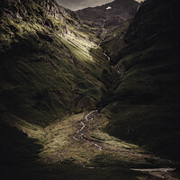Moody Scottish Mountain Landscape