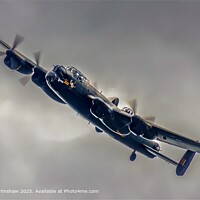 Avro Lancaster Bomber in flight
