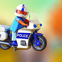 Police Motorcycle Toy
