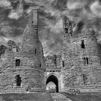 Buy canvas prints of  Dunstanburgh Castle by Terry Sandoe