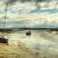 Buy canvas prints of Three Little Boats by Sarah Couzens