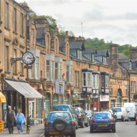 Buy canvas prints of Dale Road - Matlock by Sarah Couzens