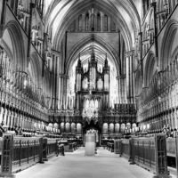 Buy canvas prints of Lincoln Cathedral by Sarah Couzens