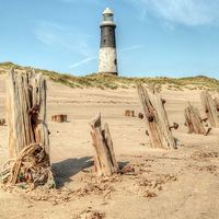 Buy canvas prints of  Spurn Point by Sarah Couzens