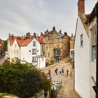 Buy canvas prints of Robin Hoods Bay by Sarah Couzens