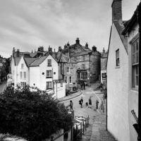 Buy canvas prints of  Robin Hoods Bay by Sarah Couzens