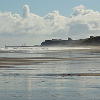 Buy canvas prints of Sandsend by Sarah Couzens