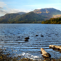Buy canvas prints of Autumn Ullswater  by Sarah Couzens