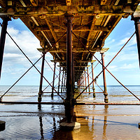 Buy canvas prints of Under the Boardwalk by Sarah Couzens
