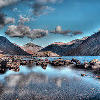 Buy canvas prints of Wastwater on the Rocks by Sarah Couzens