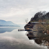 Buy canvas prints of Ullswater Boat House by Sarah Couzens