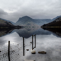Buy canvas prints of Buttermere Reflections by Sarah Couzens