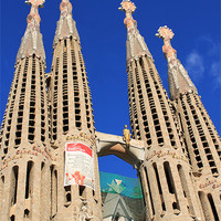Buy canvas prints of Sagrada Familia, Barcelona by Stephen Brown